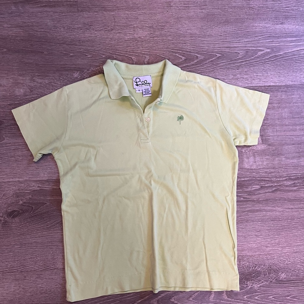 Lilly Pulitzer Light Green Short Sleeve Polo